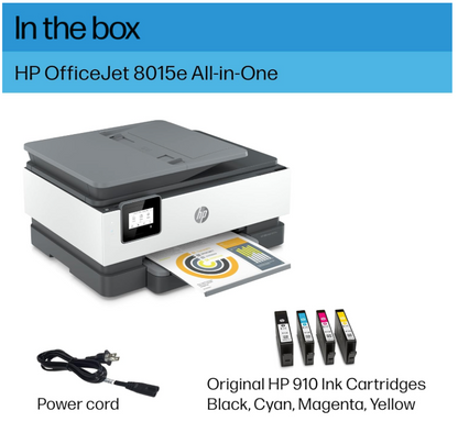 HP OfficeJet 8015e Impresora a Color inalámbrica Todo en uno para Oficina en casa