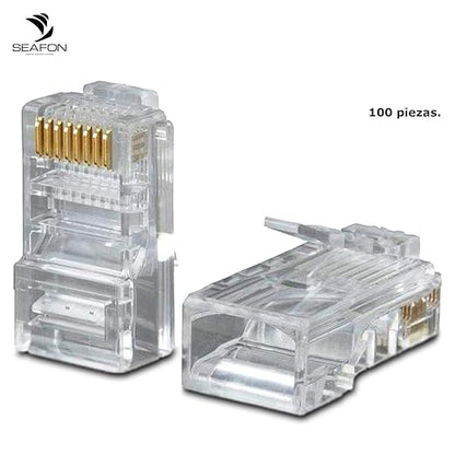 Conectores Rj45 Cat 6 1 pieza