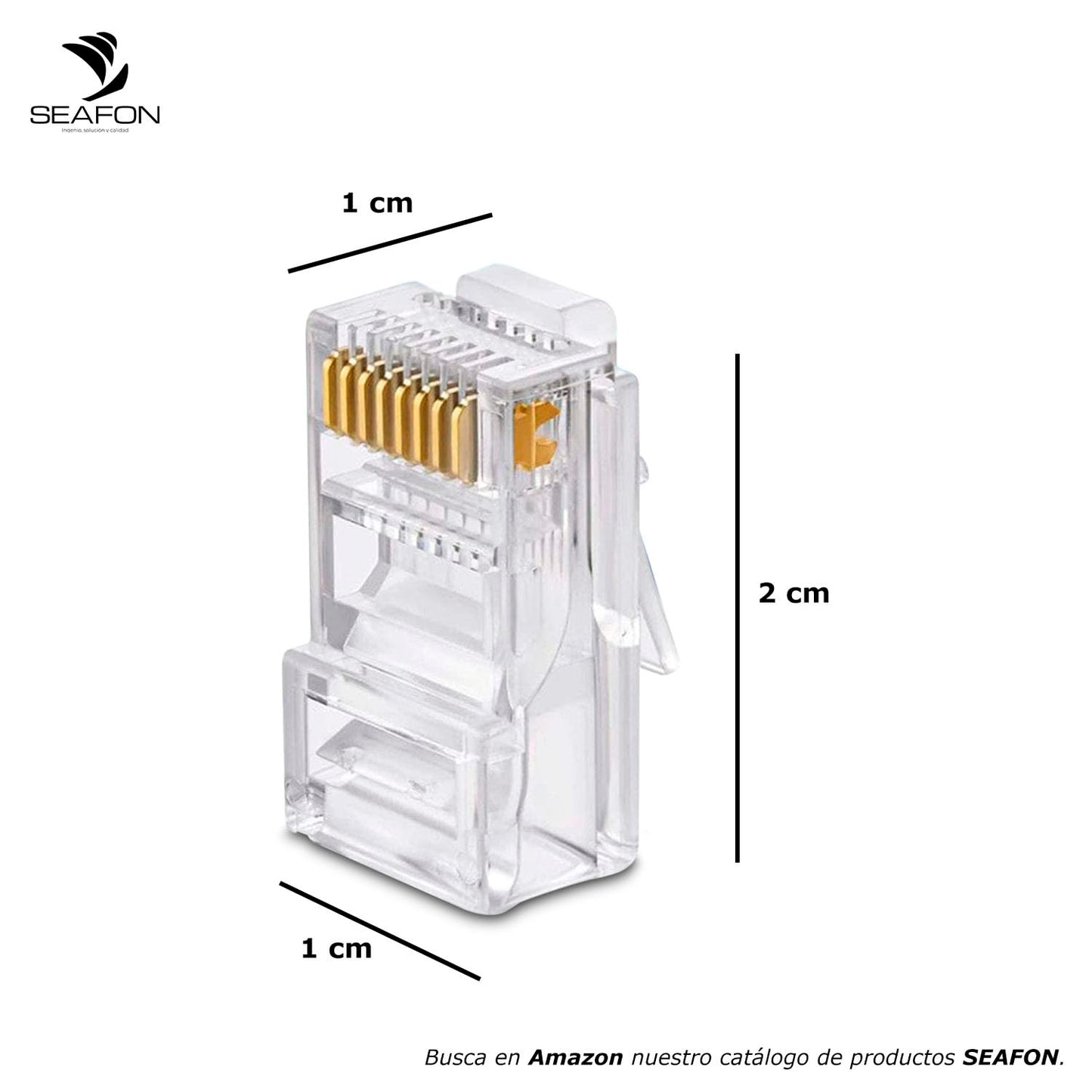 Conectores Rj45 Cat 6 1 pieza